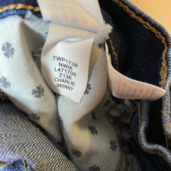 Lucky Brand Charlie Skinny Blue Jeans - Picture 3 of 6